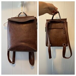 Brown Backpack Purse